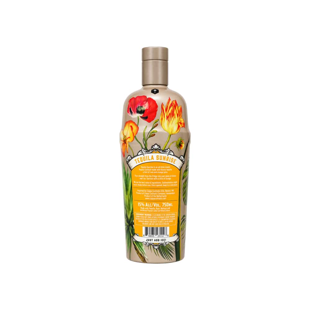 Cóctel a base de alcohol Tequila Sunrise Coppa Cocktails (750 ml) - Miniatura 2