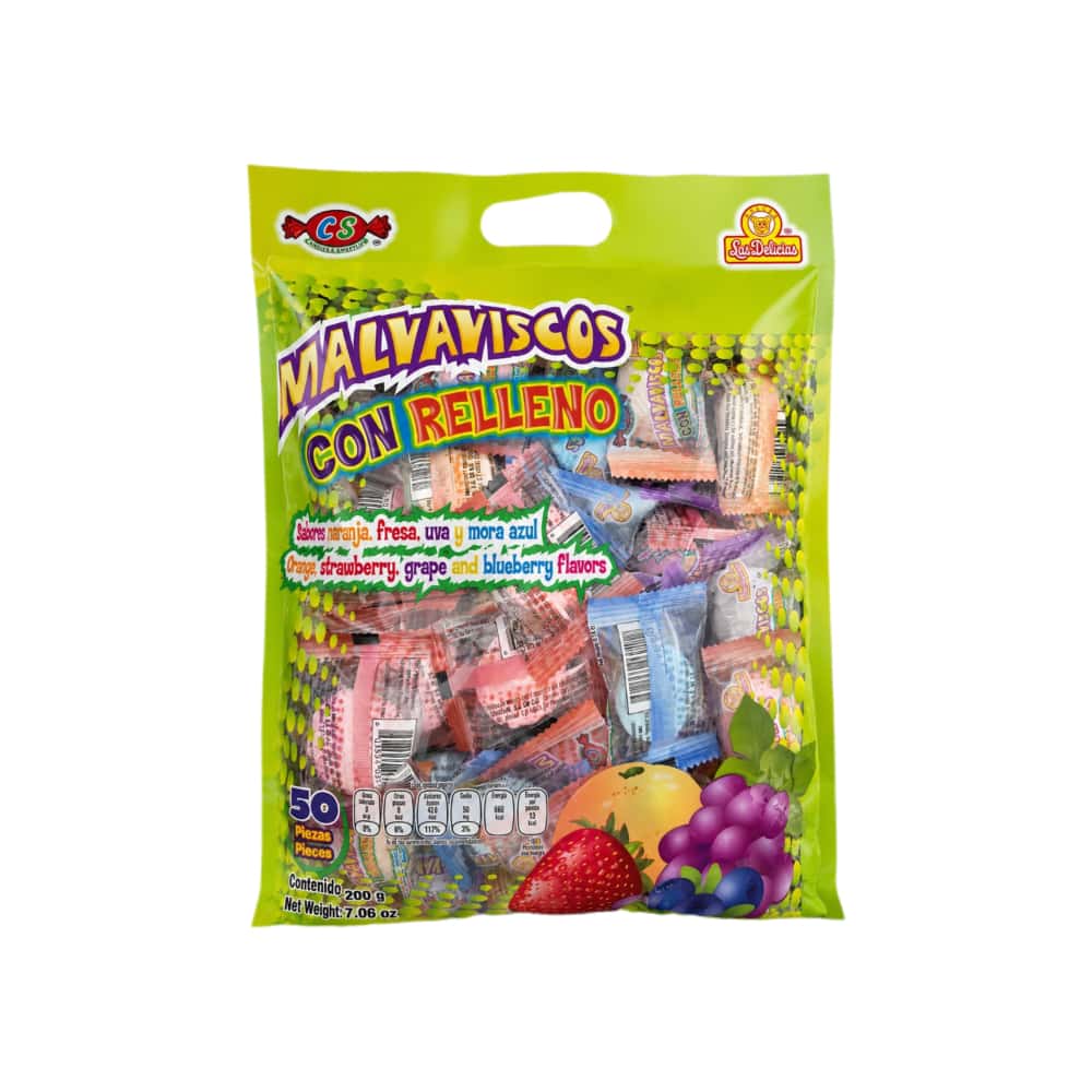 Malvaviscos con relleno de sabores frutales las delicias (200 g / 7.06 oz) - Miniatura 1