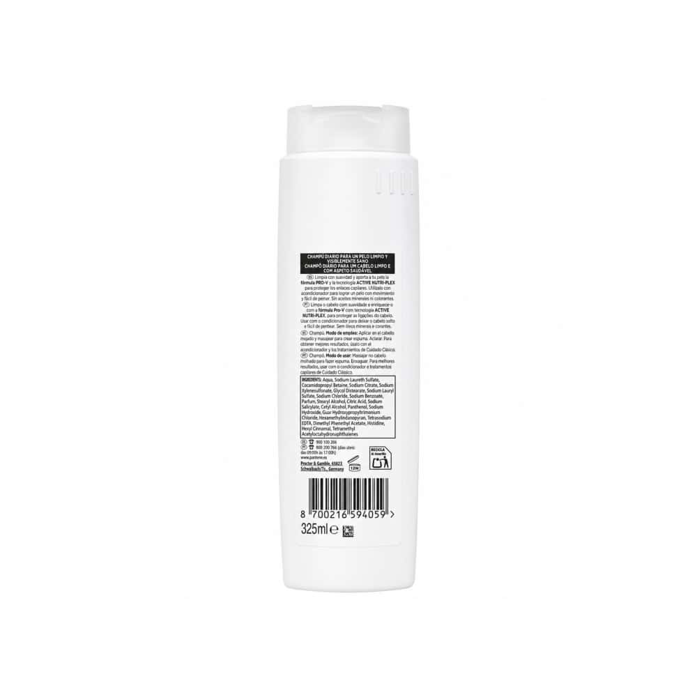 Champú de cuidado clásico Active Nutri-Plex Pantene (325 ml) - Miniatura 2