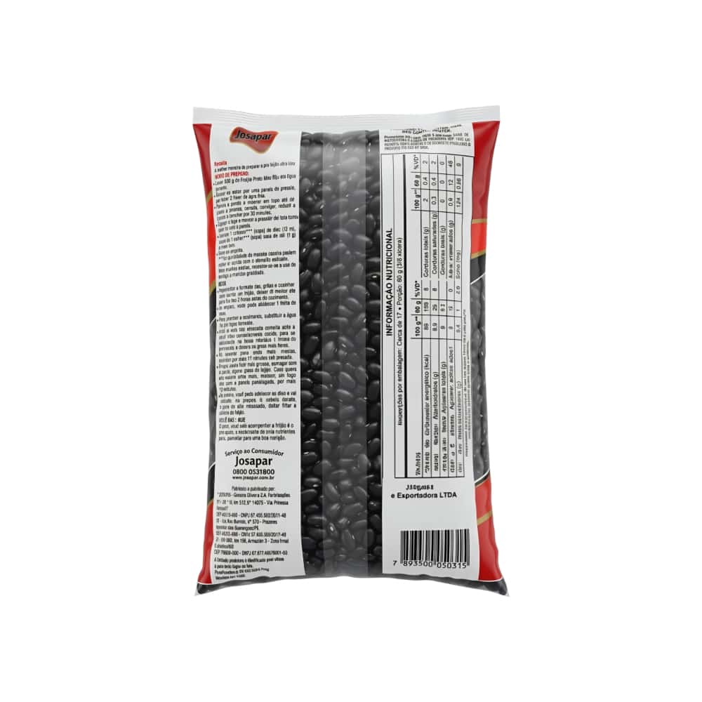 Frijoles negros MEU BIJU (1 kg / 2.2 lb) - Miniatura 2