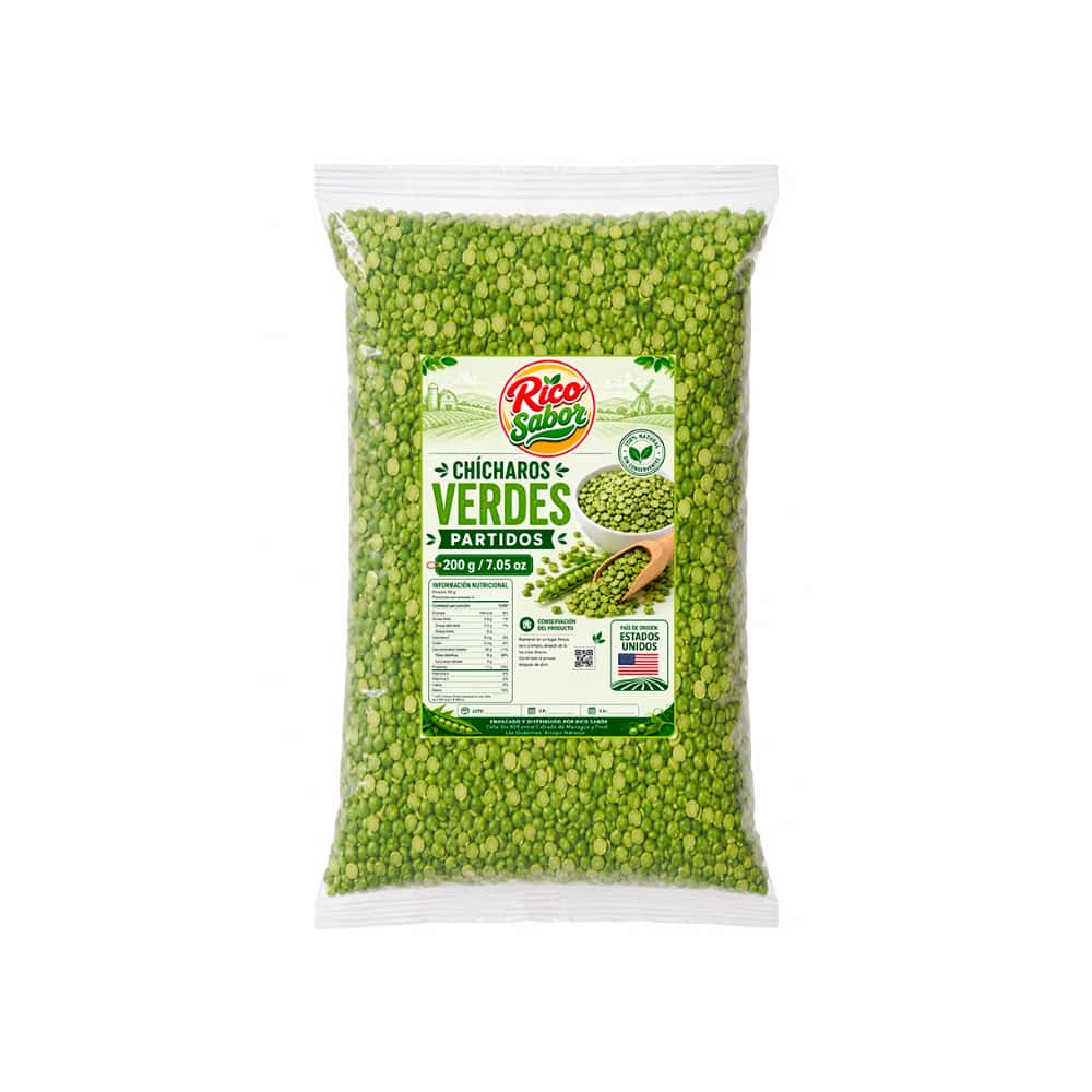 Chícharos verdes partidos Rico Sabor (200 g / 7.05 oz) - Miniatura 1