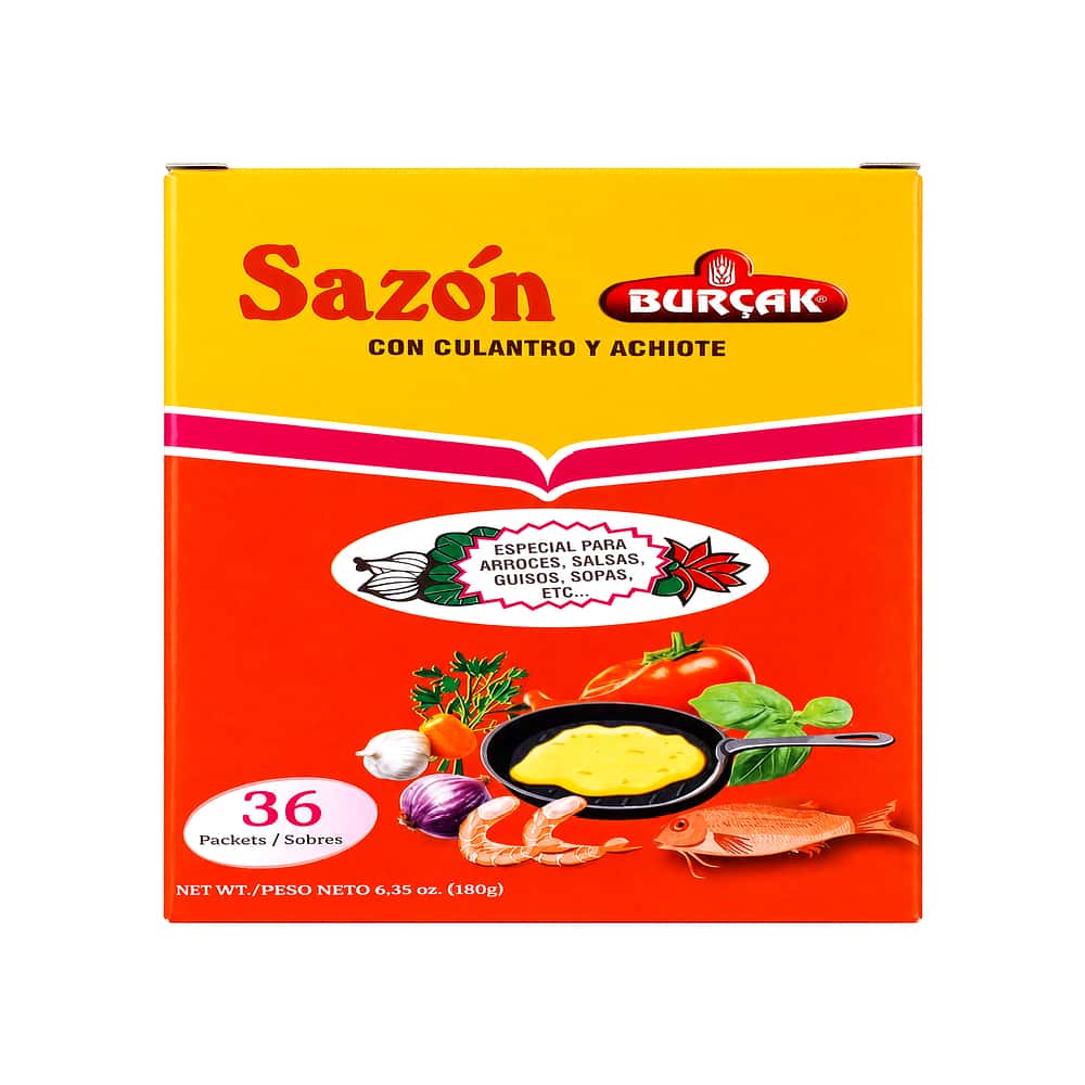 Sazón con Cilantro y Achiote Burçak — (36 x 5g) - Miniatura 1