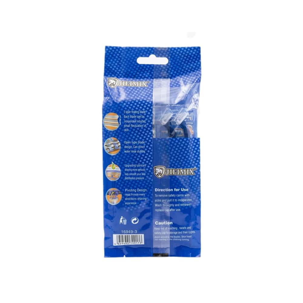 Máquinas de afeitar desechables triple hoja JILIMIX (5 U) - Miniatura 2