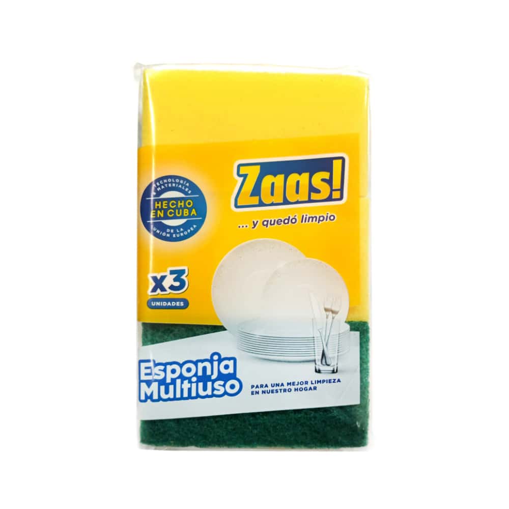 Esponja multiuso Zaas! (3 U) - Miniatura 1