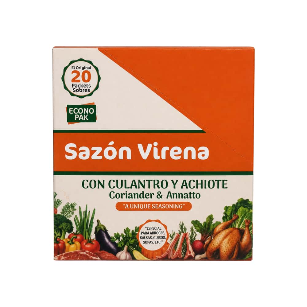 Sazón con culantro y achiote Virena (20 x 5g / 0.2oz) - Miniatura 1