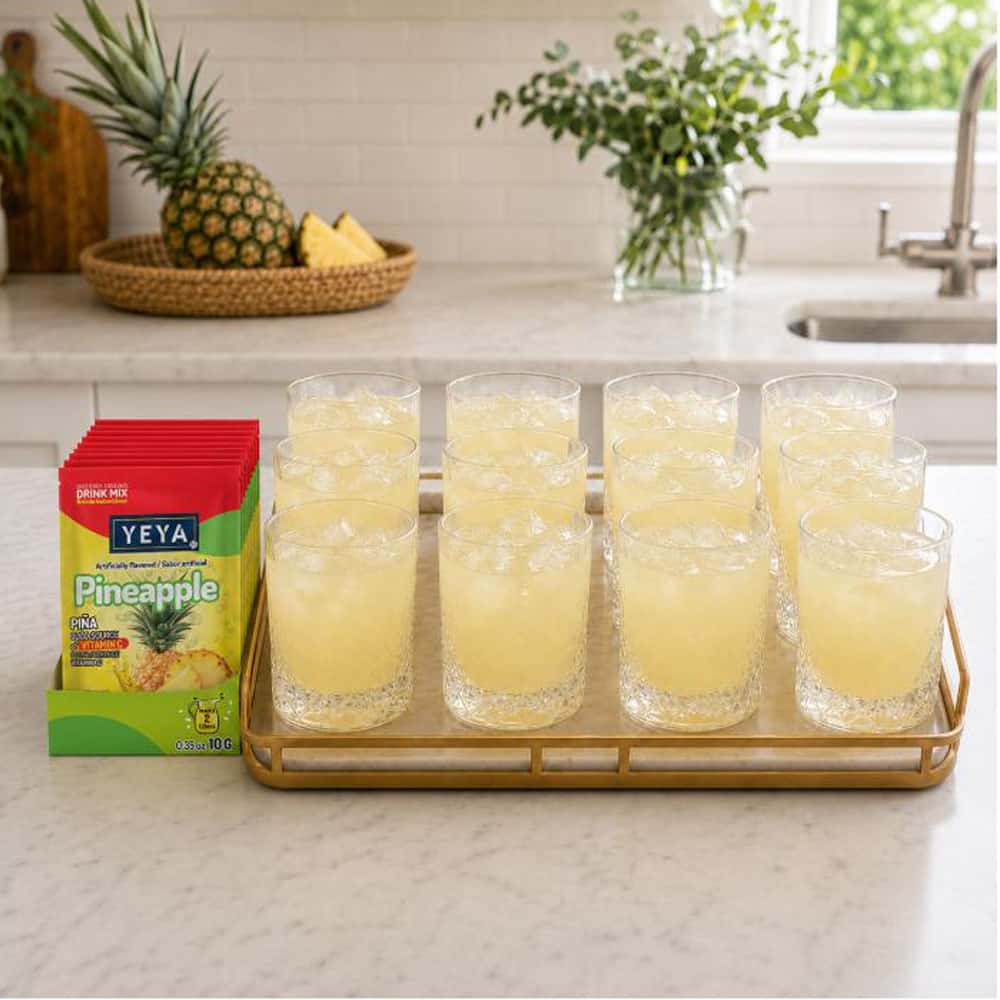Refresco instantáneo sabor piña YEYA (10 x 10 g / 0.35 oz) - Miniatura 3