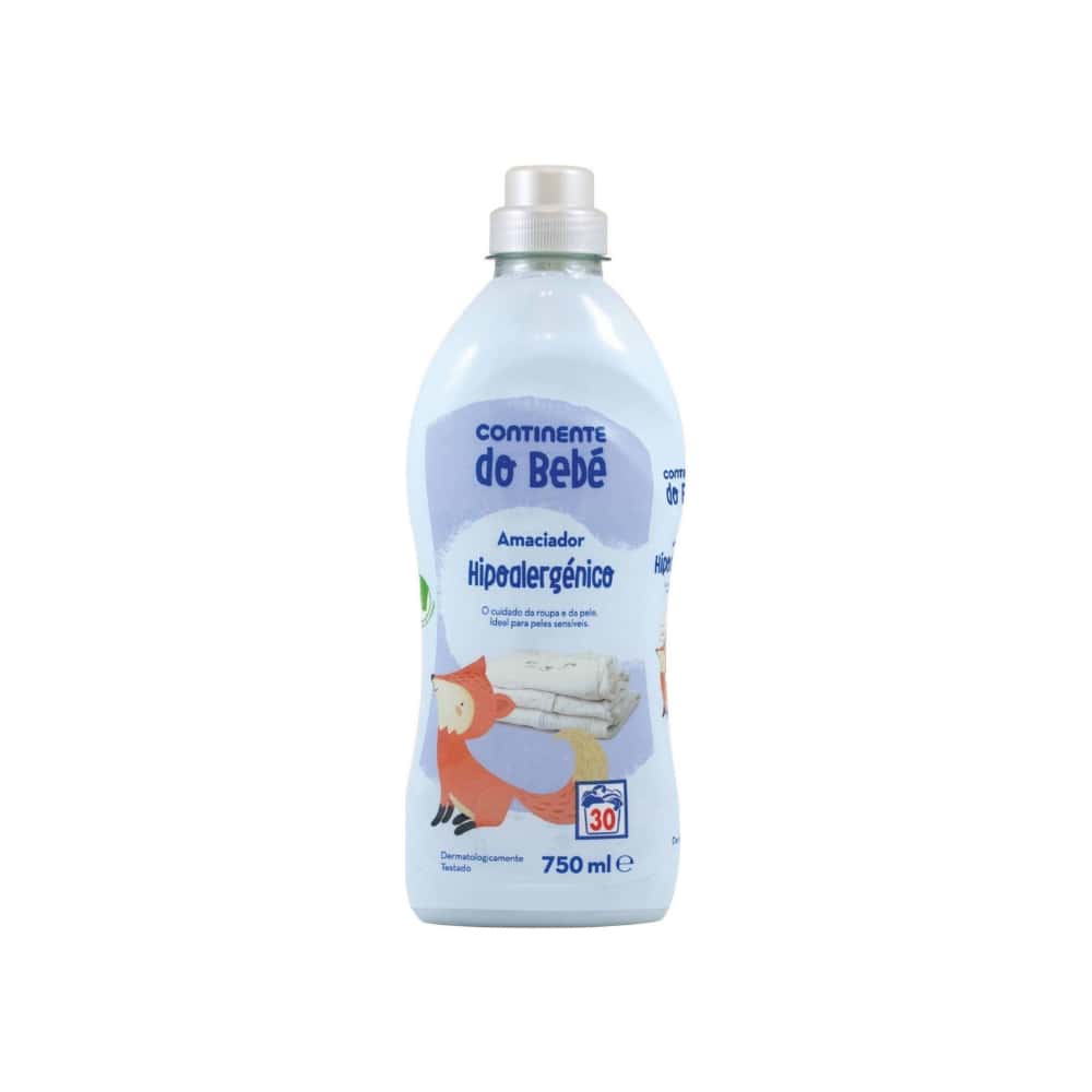 Suavizante hipoalergénico Continente do Bebé (750 mL / 25.36 floz) - Miniatura 1