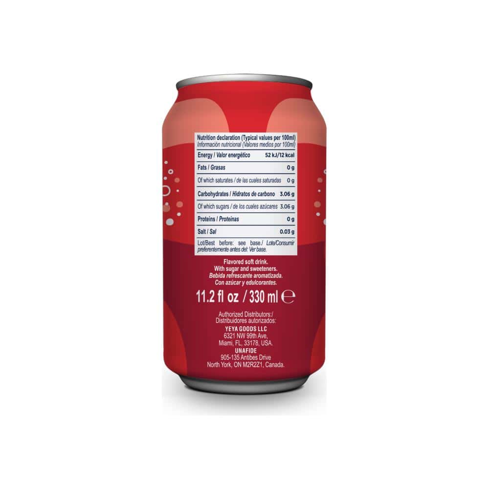 Refresco gaseado de cola YEYA (330 ml / 11.2 fl oz) - Miniatura 3