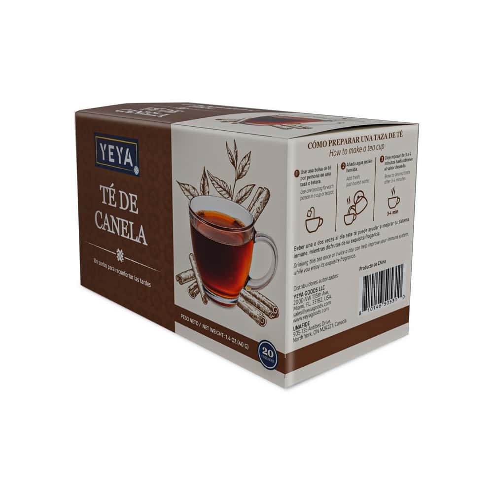 Té de canela YEYA (60 x 40 g / 1.4 oz) - Miniatura 2