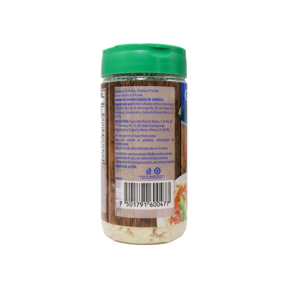 Queso parmesano molido Great Value (226 g / 7.97 oz) - Miniatura 5
