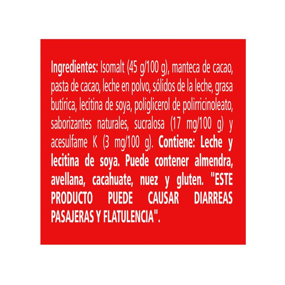 Barritas de chocolate con leche sin azúcar CarlosV (112 g / 3.95 oz) - Miniatura 4