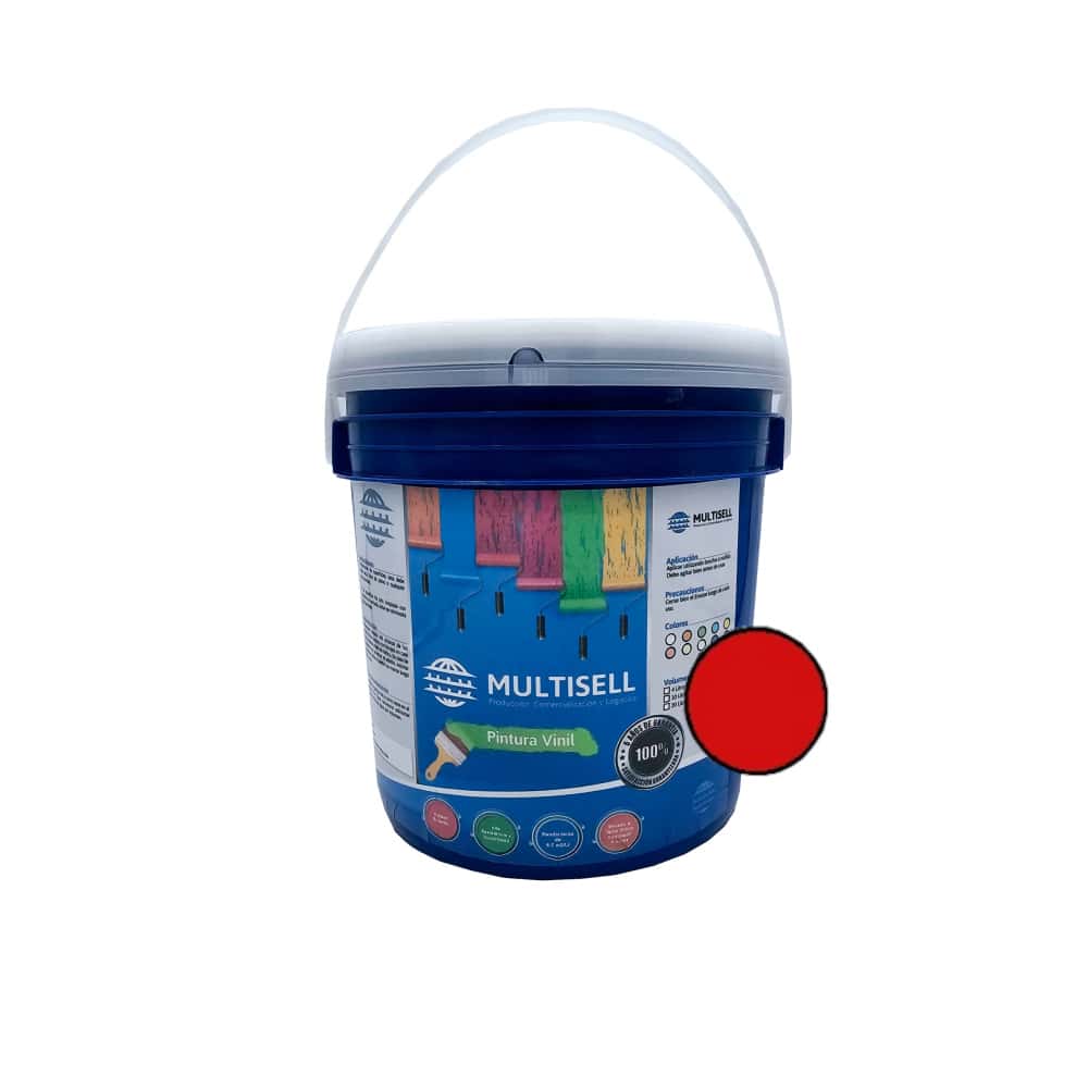 Pintura vinil color terracota Multisell (4 L) - Miniatura 5