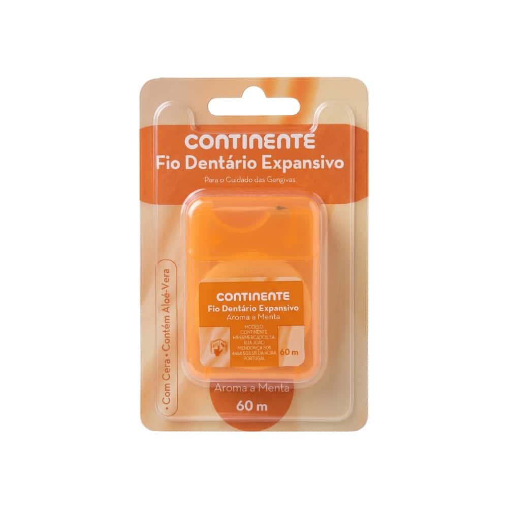 Hilo dental expansible sabor menta Continente (60 m) - Miniatura 1