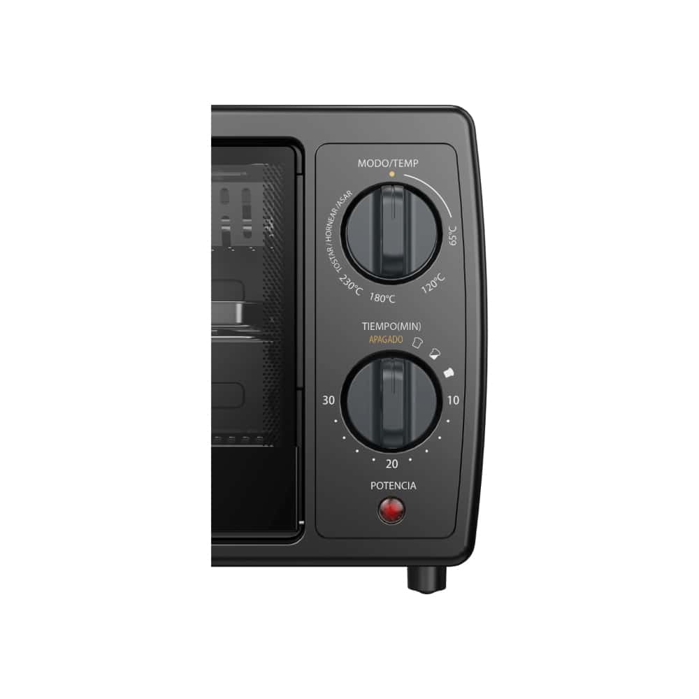 Horno tostador negro 12L XpressBake Midea MMTB12MS2B - Miniatura 3