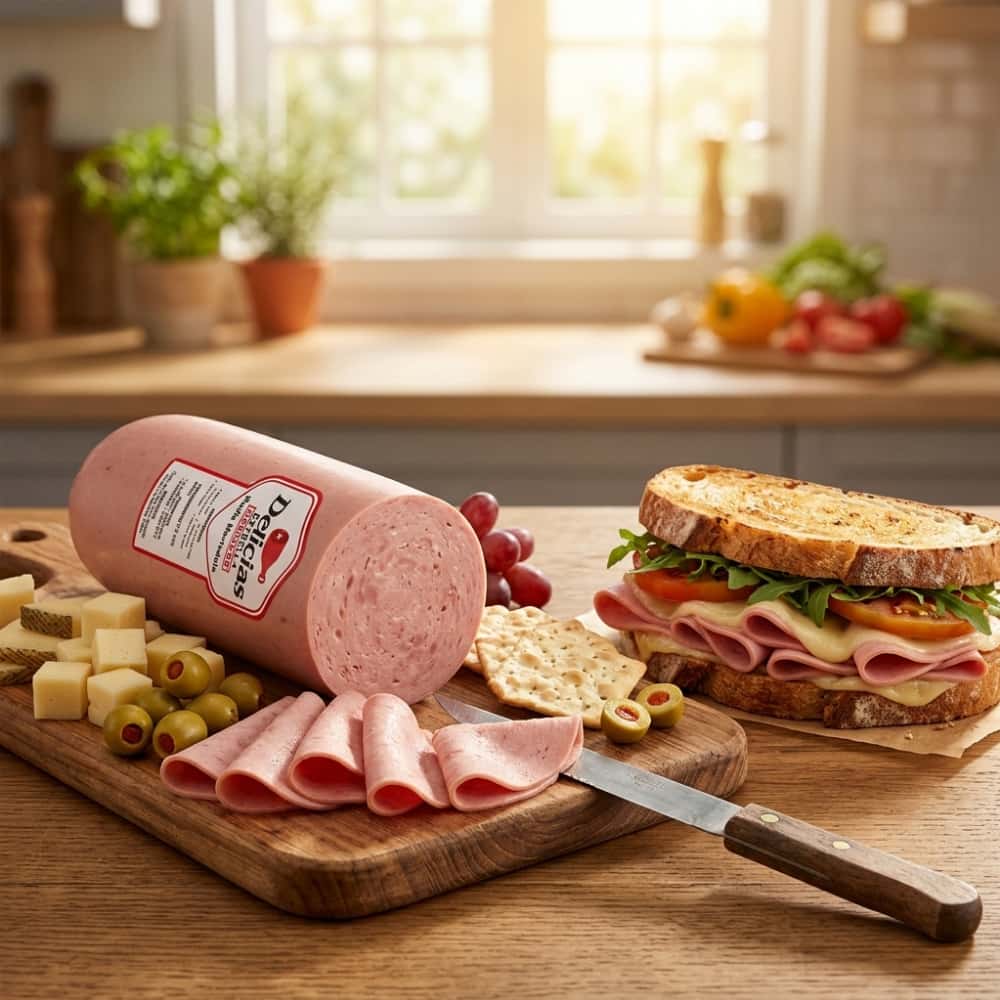Media mortadela Delicias Estrella (620 g / 1.36 lb) - Miniatura 4