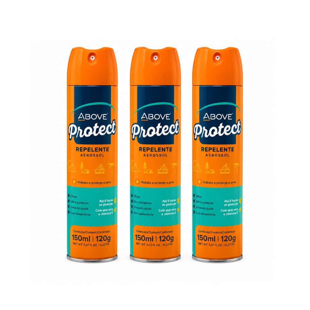 Repelente aerosol Above Protect (3 x 150 ml) - Miniatura 1