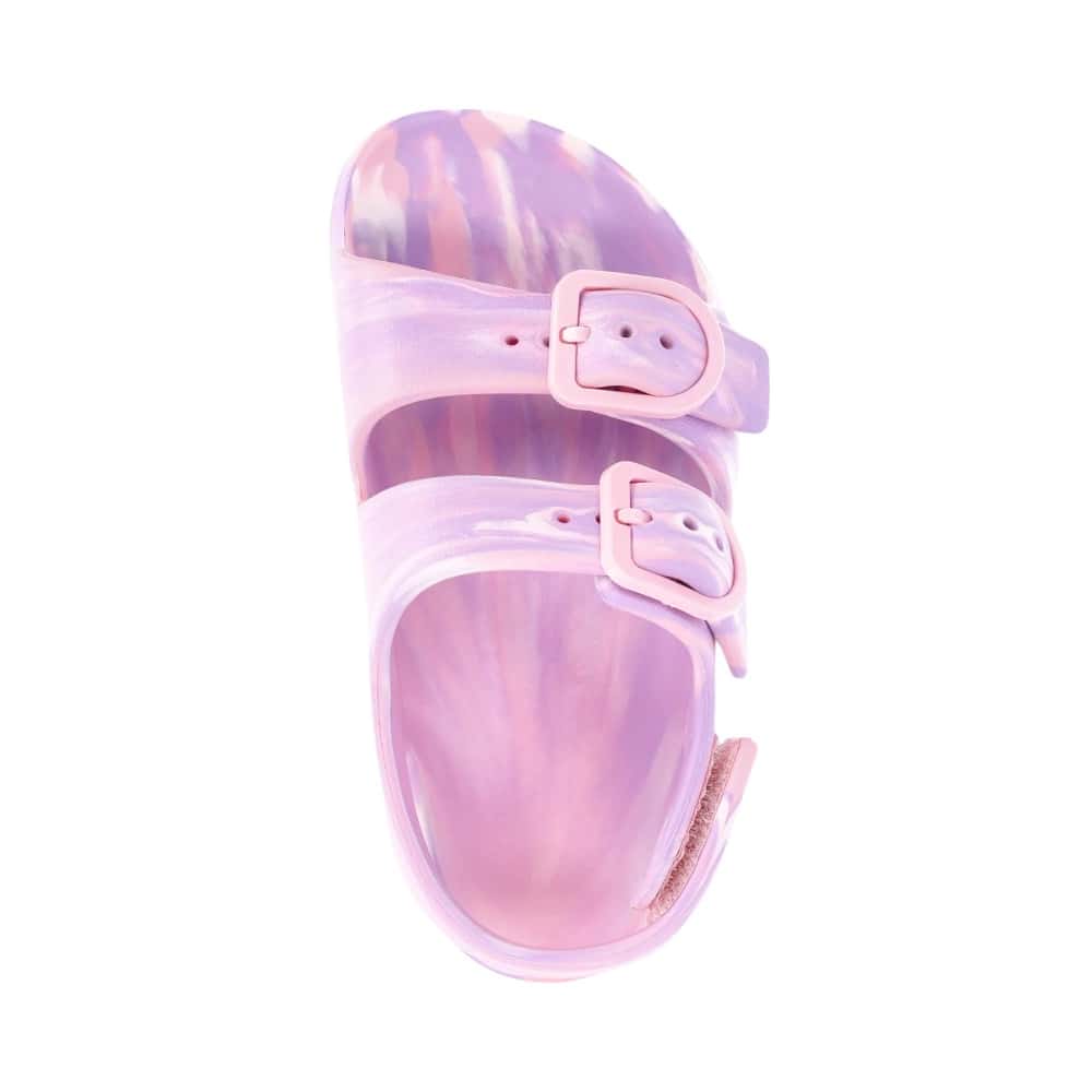 Sandalias de hebillas color rosa degradado para niñas Wonder Nation (Talla 7-8) - Miniatura 4