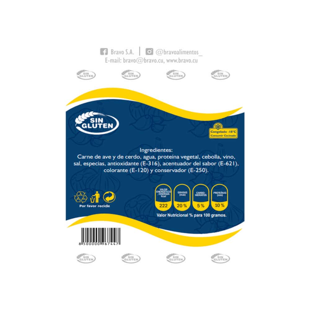 Picadillo mixto sazonado Bravo (1.2 kg / 2.64 lb) - Miniatura 4