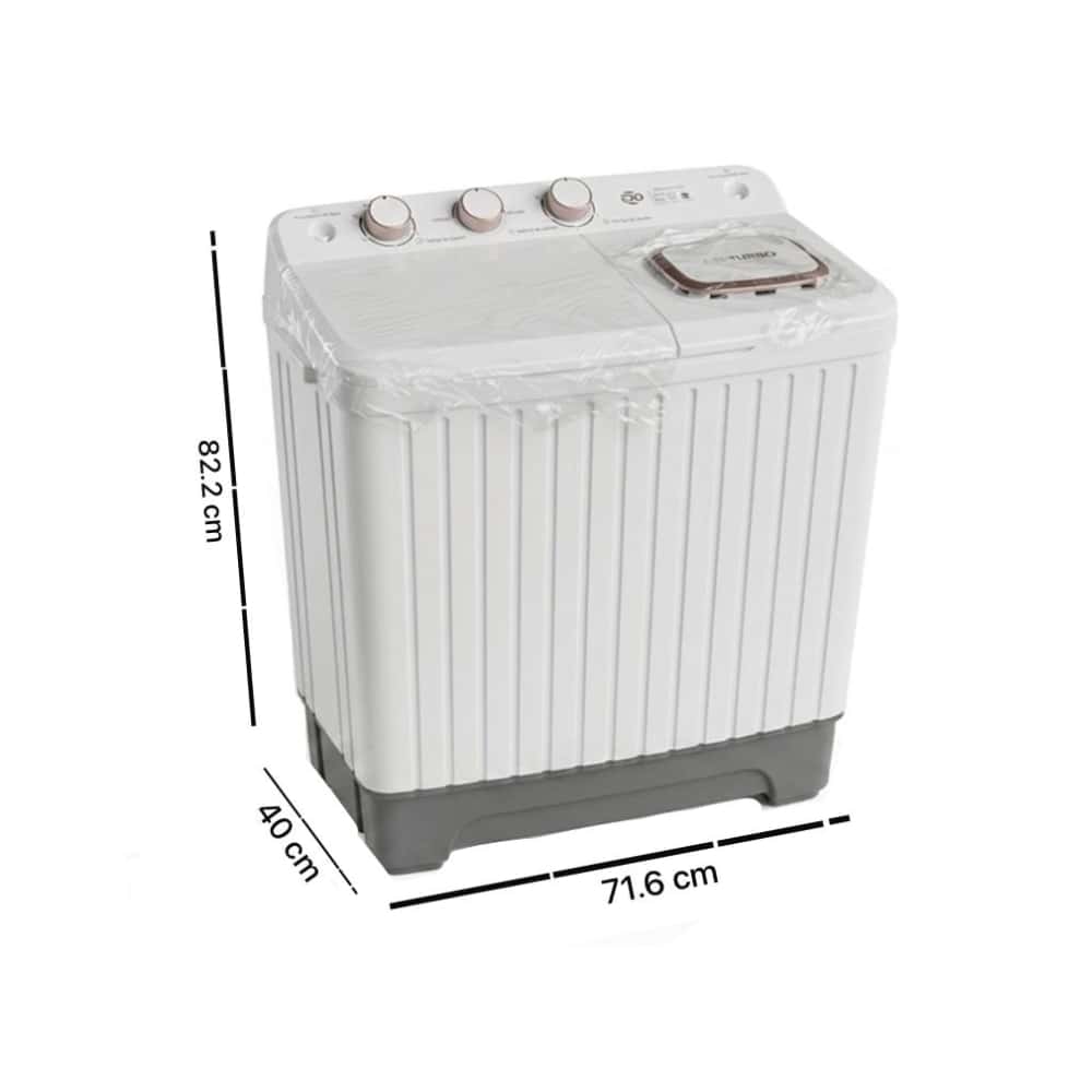 Lavadora de doble tambor semi-automática de 7 kg color blanco EKO XPB70EKO - Miniatura 2