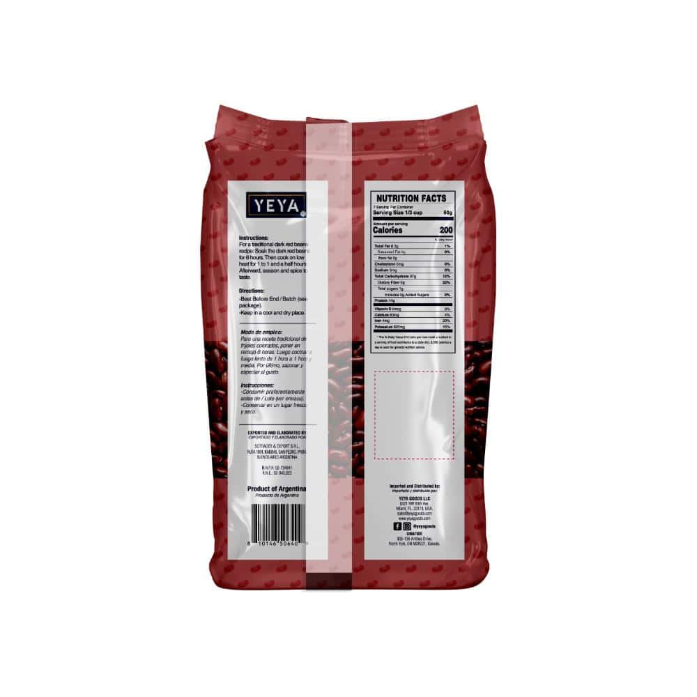 Frijoles colorados YEYA (454 g / 1 lb) - Miniatura 3