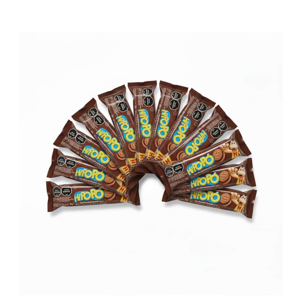 Galletas rellenas sabor chocolate Hipopó (12 x 80 g / 2.82 oz) - Miniatura 1