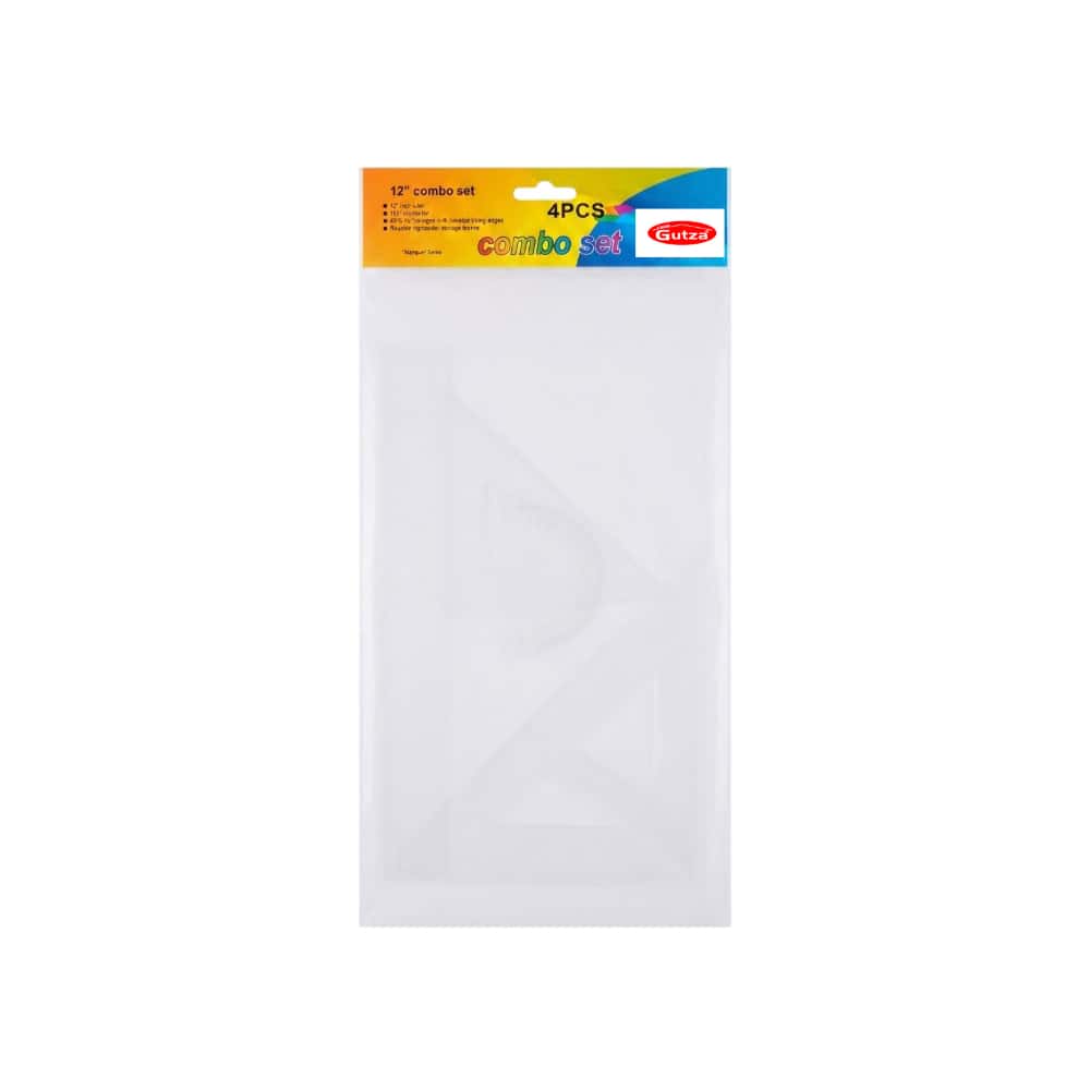 Juego escolar 4 piezas de geometría Gutza - Miniatura 2
