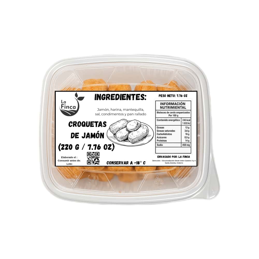 Croquetas de jamón La Finca (220 g / 7.76 oz) - Miniatura 3