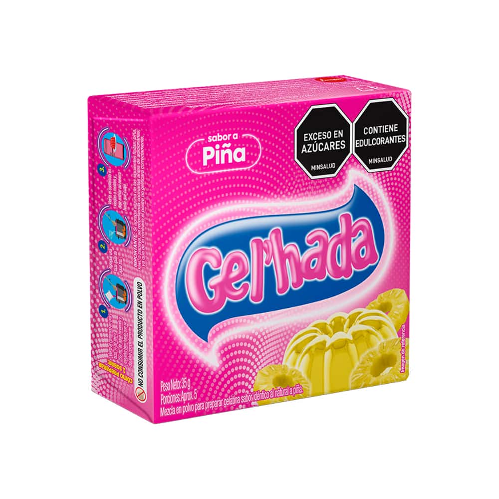 Gelatina sabor a piña Gel’hada (35 g / 1.23 oz) - Miniatura 1