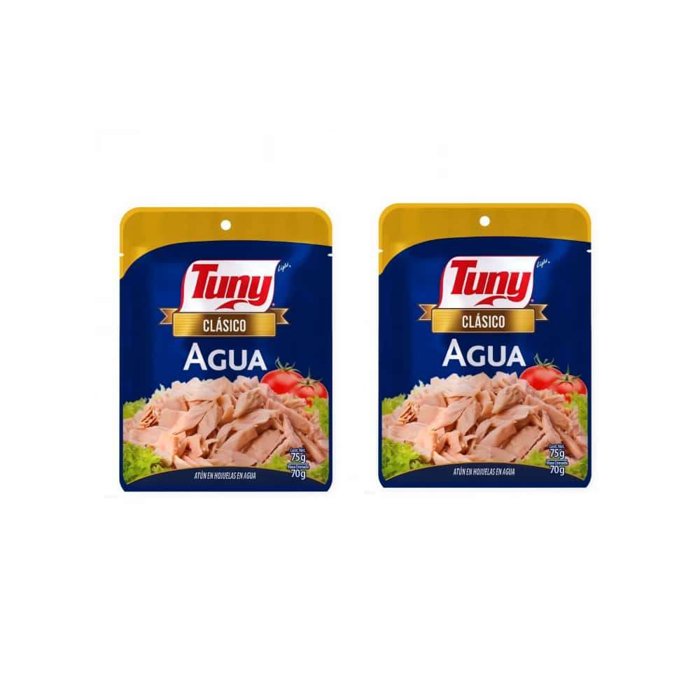 Atún en hojuelas en agua clásico Tuny (2 x 75 g / 2.64) - Miniatura 1