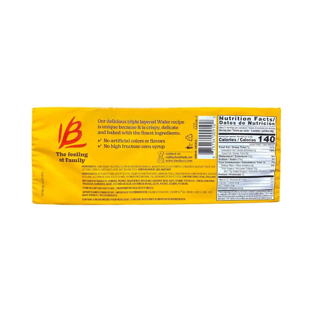 Sorbetos rellenos con crema sabor chocolate con avellanas Bauducco (142 g / 5 oz) - Miniatura 3