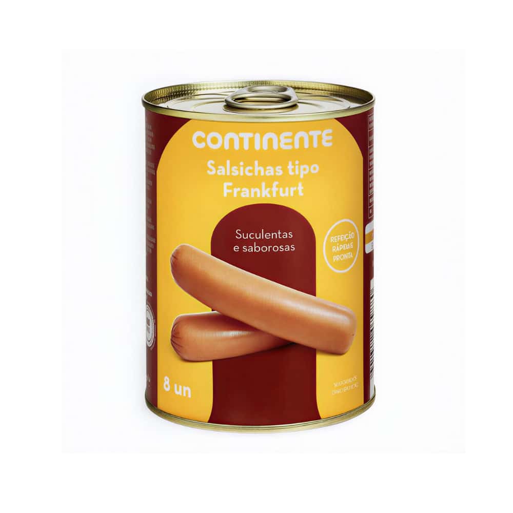 Salchichas Frankfurt en lata Continente (350 g / 12.3 oz) - Miniatura 1