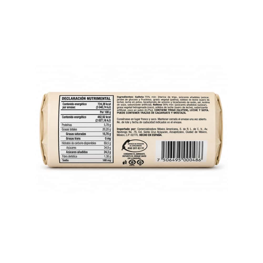 Galleta sándwich con relleno sabor a coco Great Value (150 g / 5.29 oz) - Miniatura 2