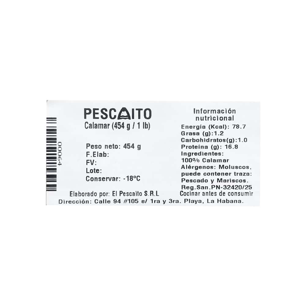 Calamar entero Pescaito (454 g / 1 lb) - Miniatura 4