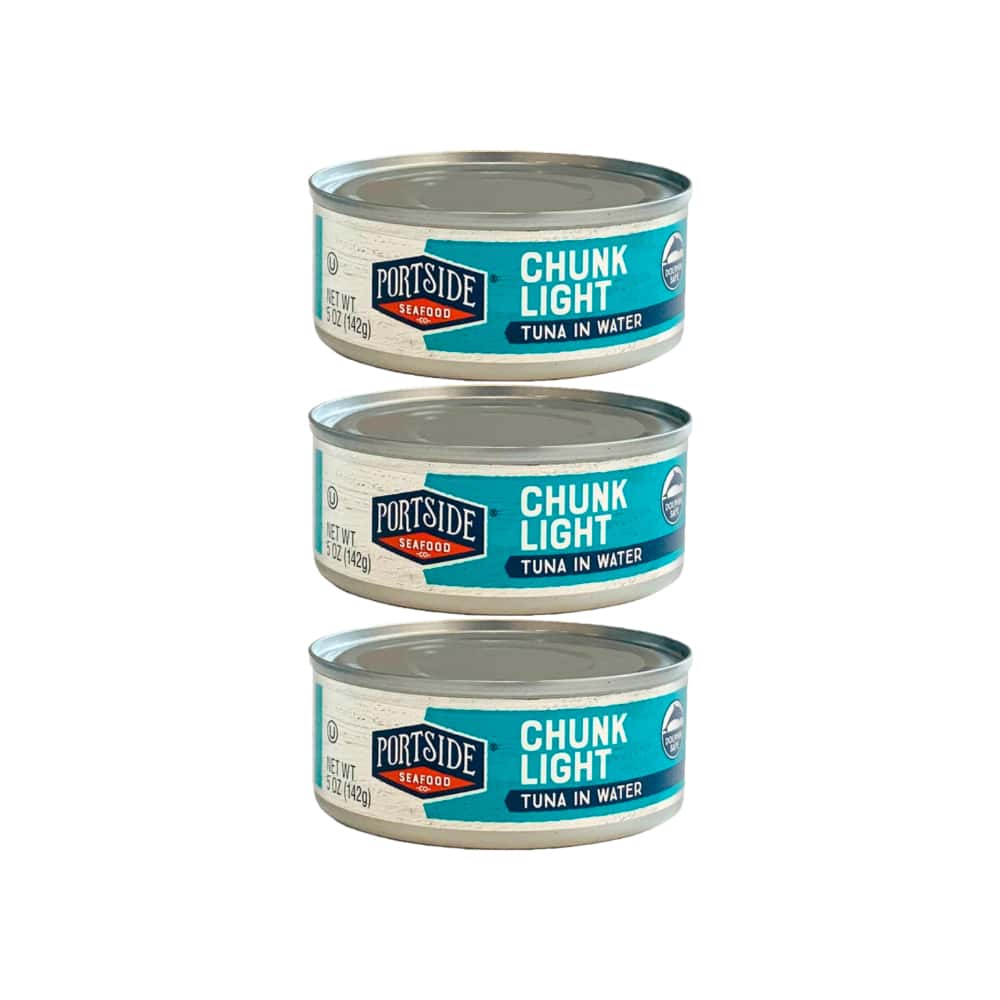 Atún claro en trozos en agua Portside (3 x 142 g / 5 oz) - Miniatura 1