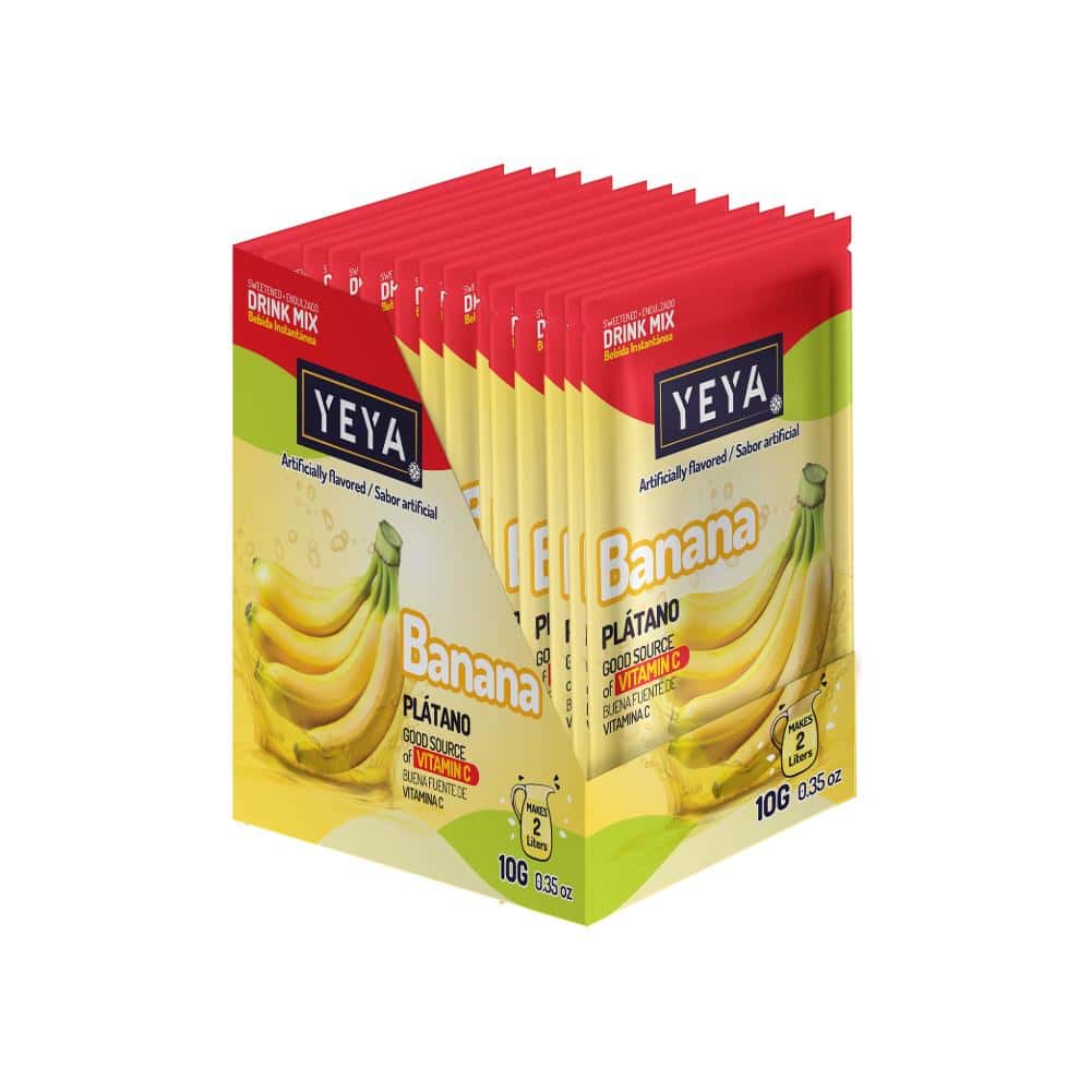 Refresco instantáneo sabor plátano YEYA (26 x 10g / 0.35 oz) - Miniatura 1