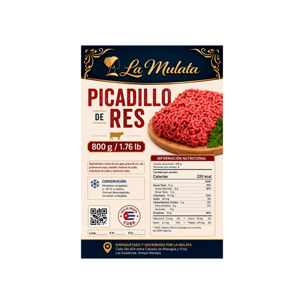 Picadillo de res La Mulata (800 g / 1.76 lb) - Miniatura 2