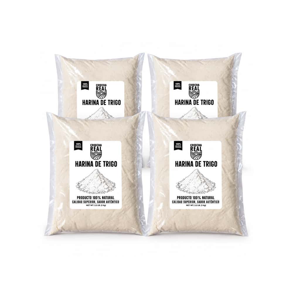 Harina de trigo Cosecha Real (4 x 1 kg / 2.2 lb) - Miniatura 1