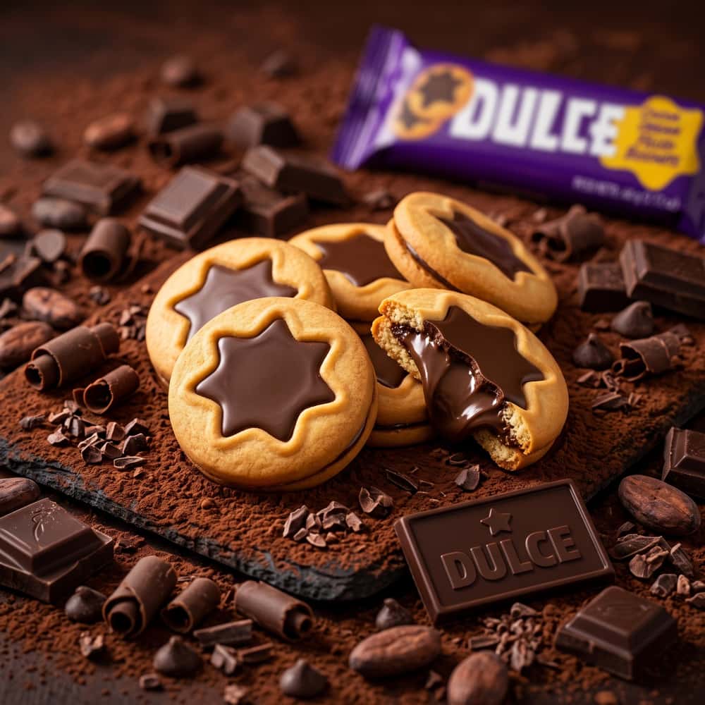 Galletas tipo sándwich con crema sabor chocolate Dulce (4 x 60g / 2.12 oz) - Miniatura 3