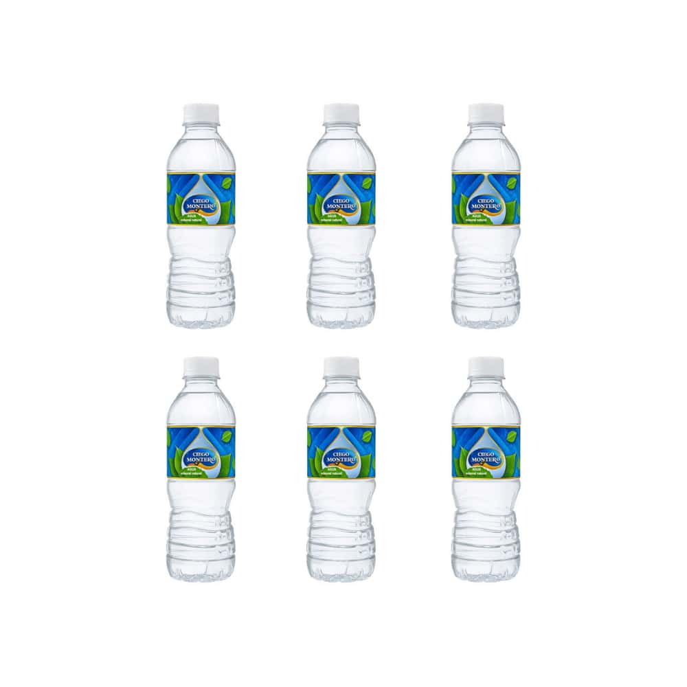 Agua mineral natural Ciego Montero (6 x 500 ml) - Miniatura 1