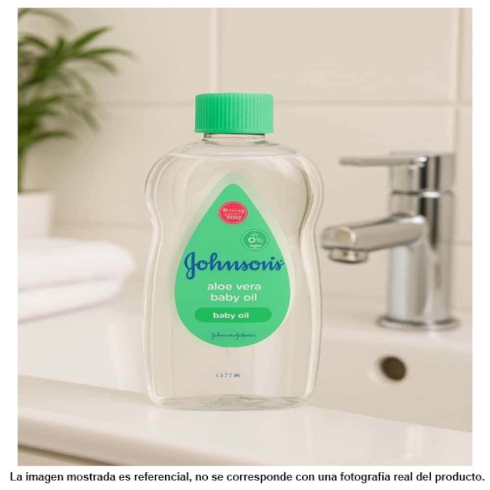 Aceite para bebés con aloe vera y vitamina E Johnson's (500 ml) - Miniatura 3
