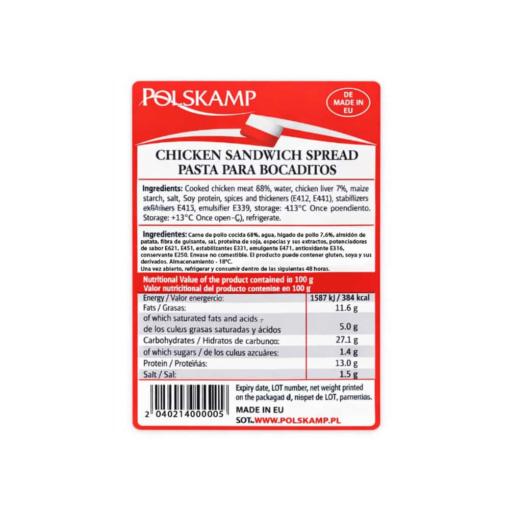 Pasta para bocaditos Polskamp (300 g / 10.58 oz) - Miniatura 2