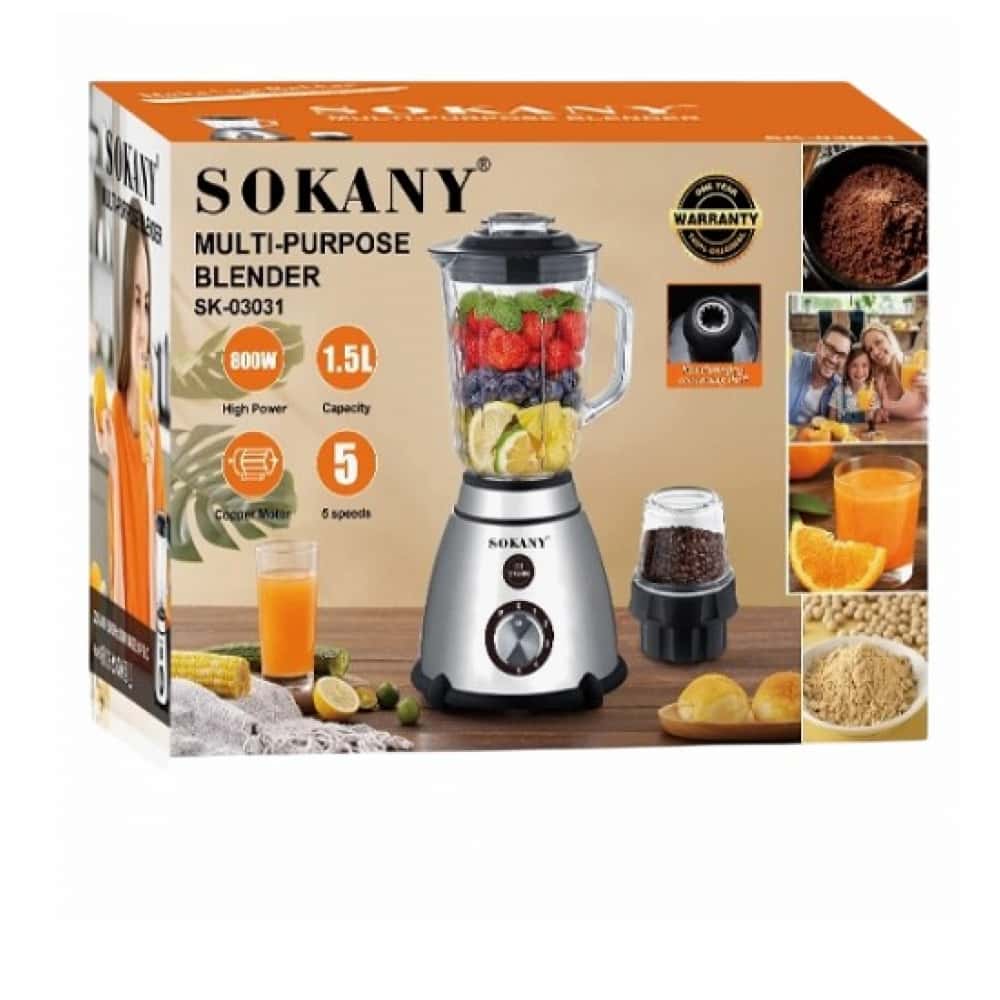 Batidora multipropósito 1.5 L Sokany SK-03031 - Miniatura 2