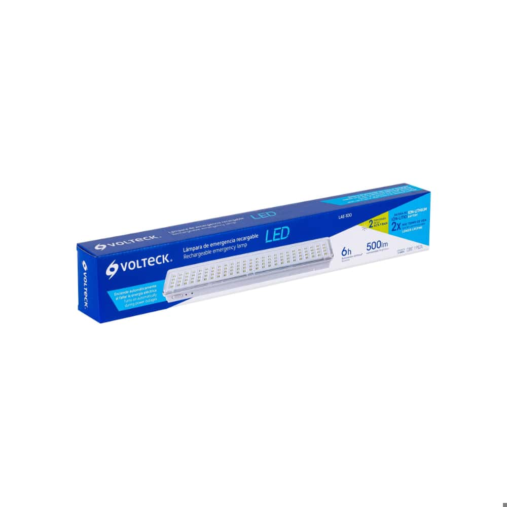 Lámpara de emergencia recargable LED Volteck 43009 - Miniatura 7
