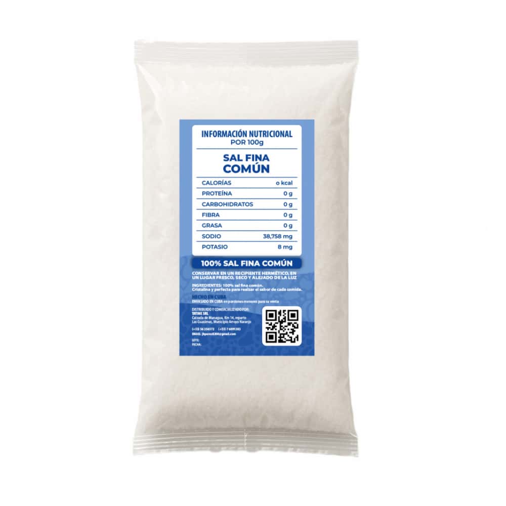 Sal fina común Campo Vivo (3 x 500 g / 1.1 lb) - Miniatura 3