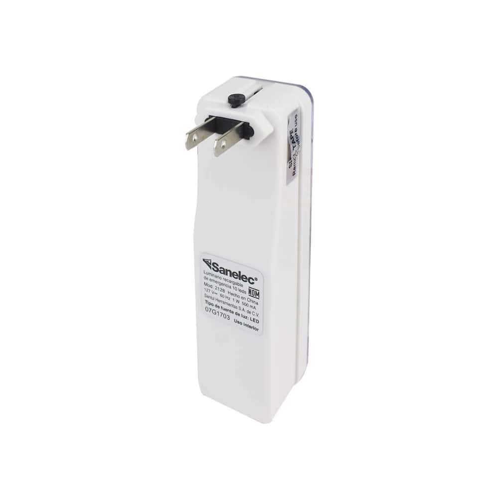 Lámpara LED de emergencia recargable Sanelec 2128 - Miniatura 4