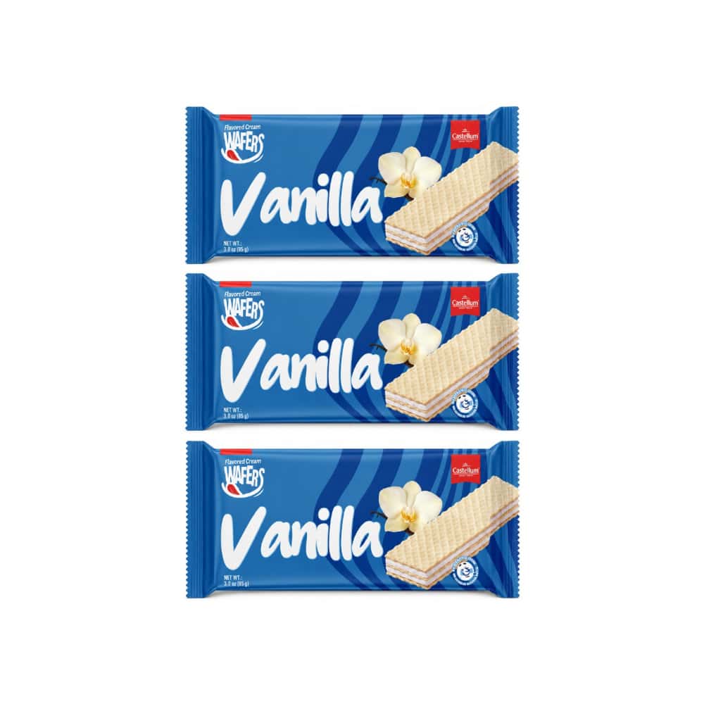 Sorbeto de vainilla con crema de vainilla Castellum (3 x 85 g / 3 oz) - Miniatura 1