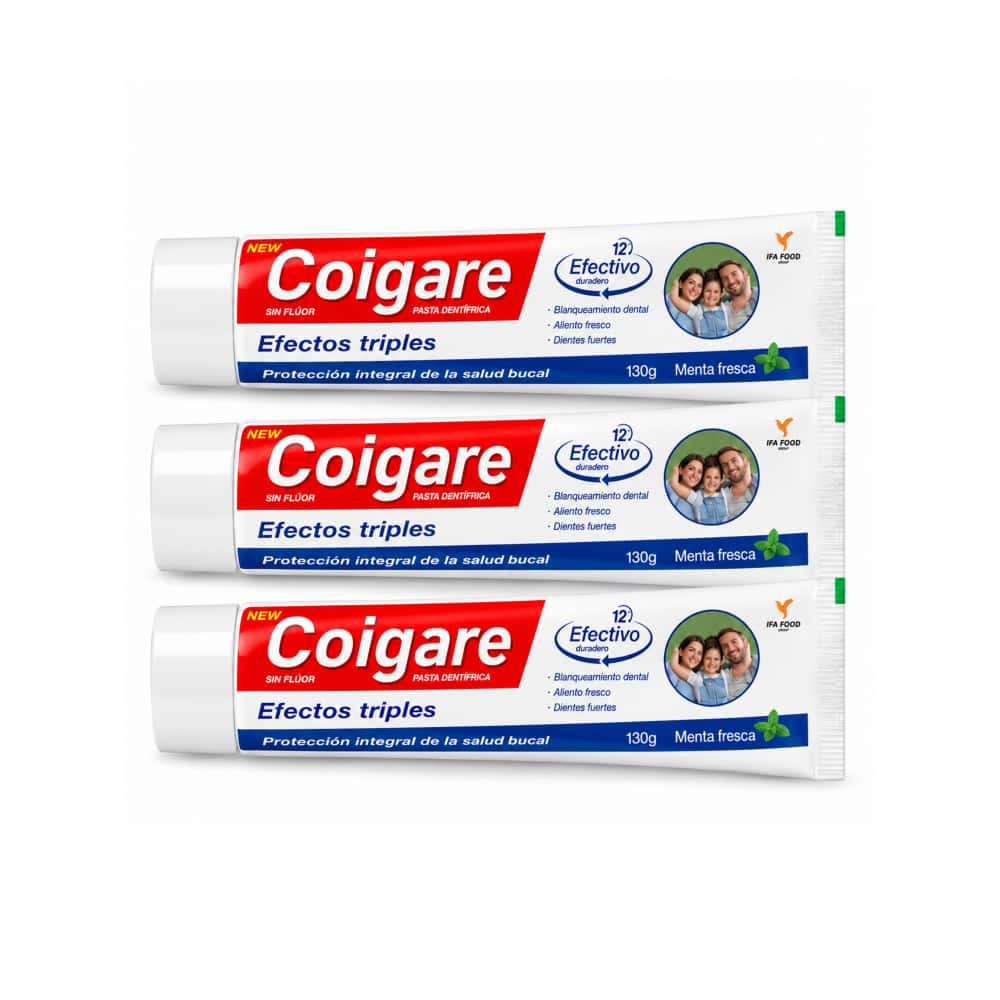 Pasta dental con sabor a menta Coigare (3 x 130 g / 4.59 oz) - Miniatura 1