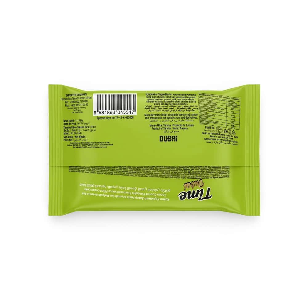 Pastel de chocolate con relleno sabor pistacho Dubai y cobertura de cacao Time Hodor (30 g / 1.05 oz) - Miniatura 2