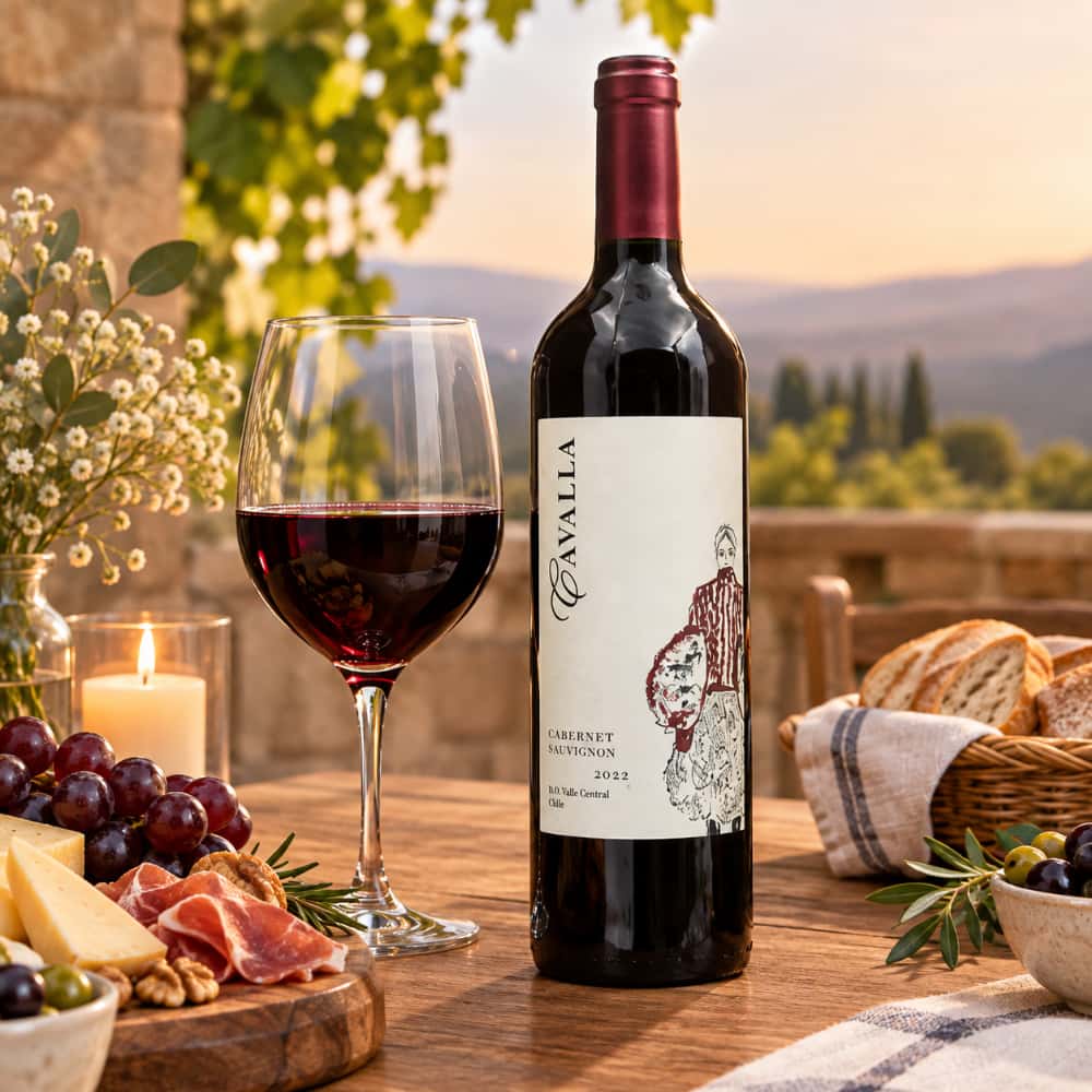 Vino Tinto Cabernet Sauvignon Cavalla (750 ml) - Miniatura 4