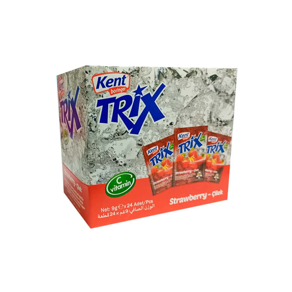Caja de refresco en polvo sabor fresa Trix (24 x 9 g) - Miniatura 1